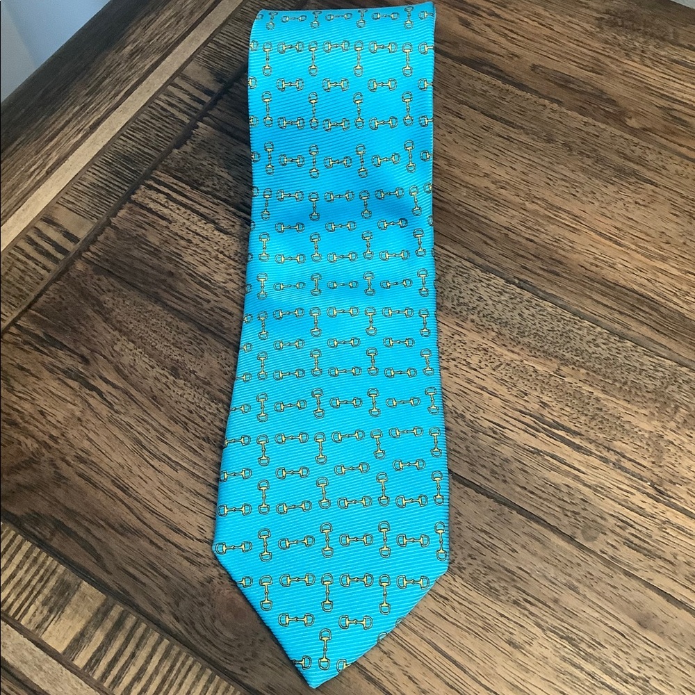 Southern Proper Silk Tie Horse Bit EUC